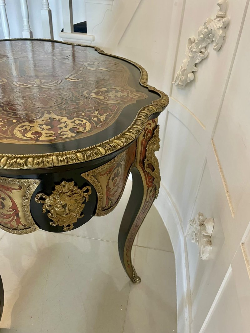 Antique French Boulle Centre Table - Image 10